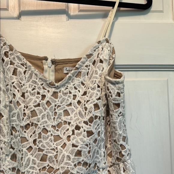love, Fire White Lace Mini Dress - Picture 6 of 10